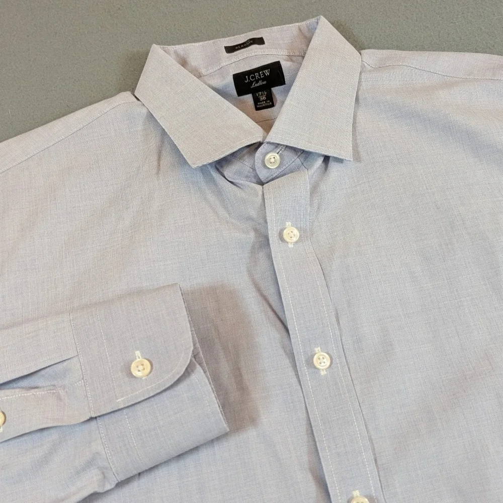 J. Crew Ludlow Classic Fit Dress Shirt Mens 17.5 36 Button Up‎